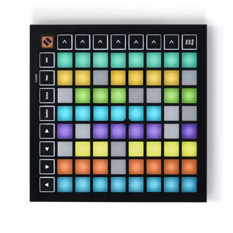 새로운 Novation Launchpad Mini MK3 휴대용 64 RGB 패드 MIDI 그리드 컨트롤러로 Ableton Live를 사용하여 트랙 제작 및 연주 가능