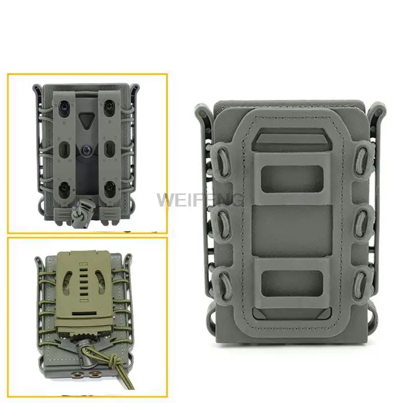 7.62/ 5.56 Mag Carrier Double Molle System Magazine Pouch Set Holsters