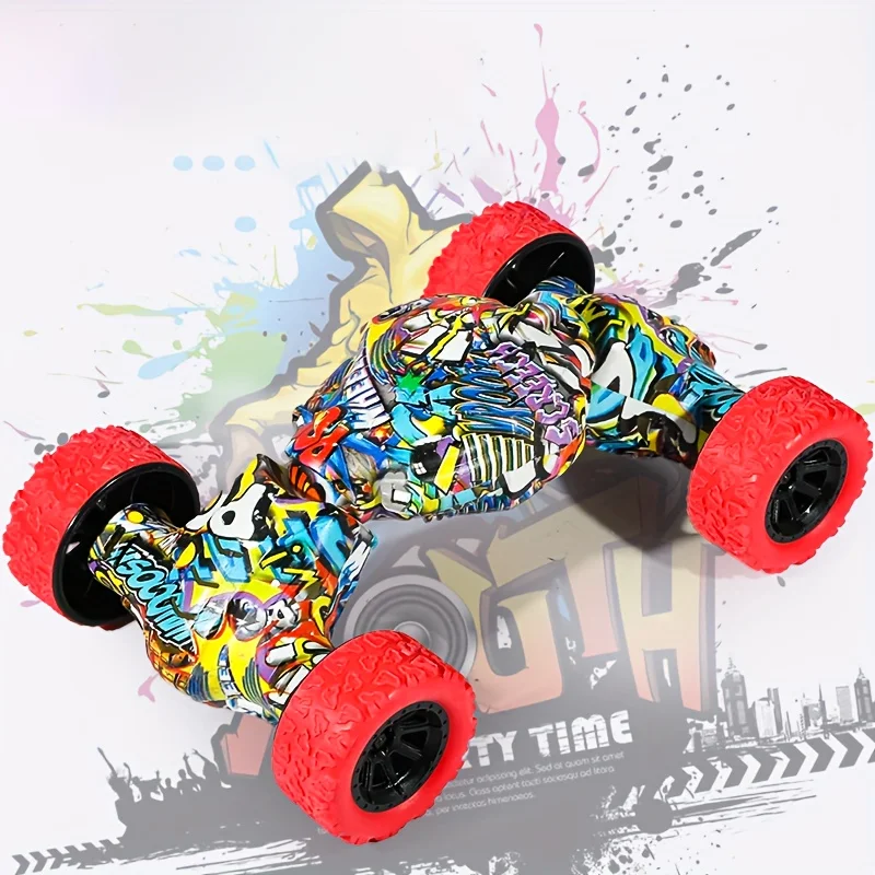 Inertial off-road vehicle dual spring toy car, suitable for climbing stunts, parties and educational entertainment - 4
