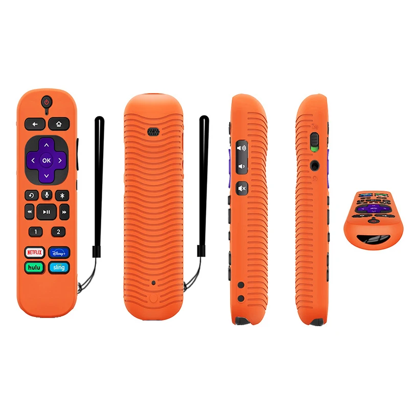 Silicone Remote Case Silicone Case Protective Cover For TCL Roku Voice Remote Pro TV Remote Control Sleeve Protector Dustproof All-Inclusive