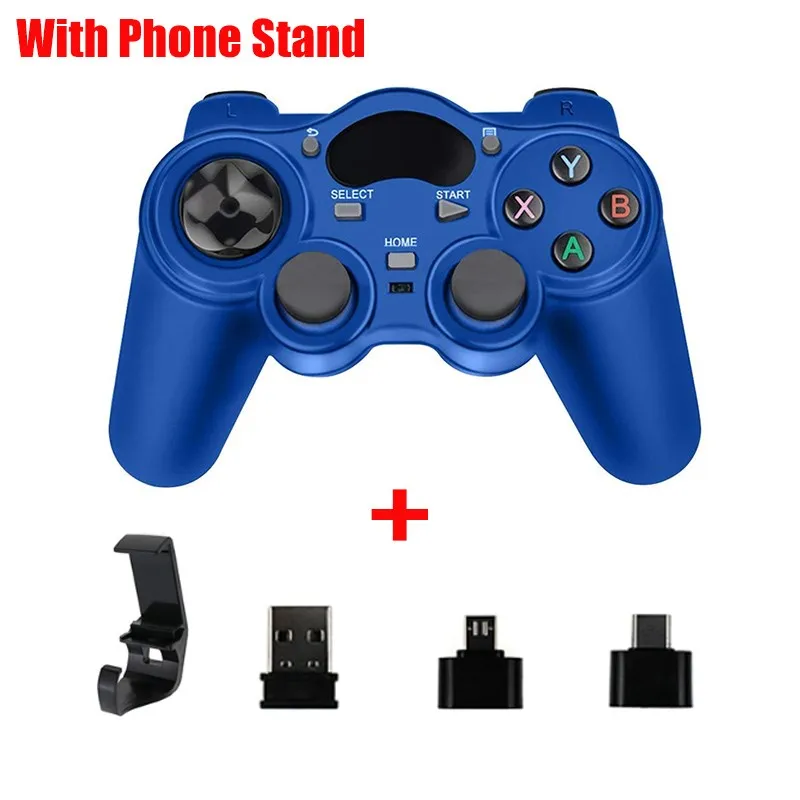 2.4G USB Wireless Android Game Controller Joystick Joypad with OTG Converter For PS3/Smart Phone For Tablet PC Smart TV Box 