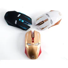 

Wireless mouse 6 keys mute game mouse Iron Man wireless mouse Office mouse