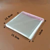 200pcs CD DVD Record Plastic Bags Disc Case Holder Storage Plastic Wrap Clear Self Adhesive Cellophane Packaging Bag 2