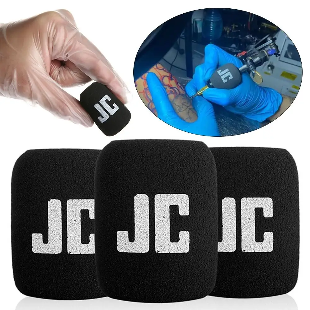 

10Pcs Tattoo Accessory Tattoos Grip Covers Black Protector Foam Sponge Cover Shock-absorbing Practical Handle Sleeve