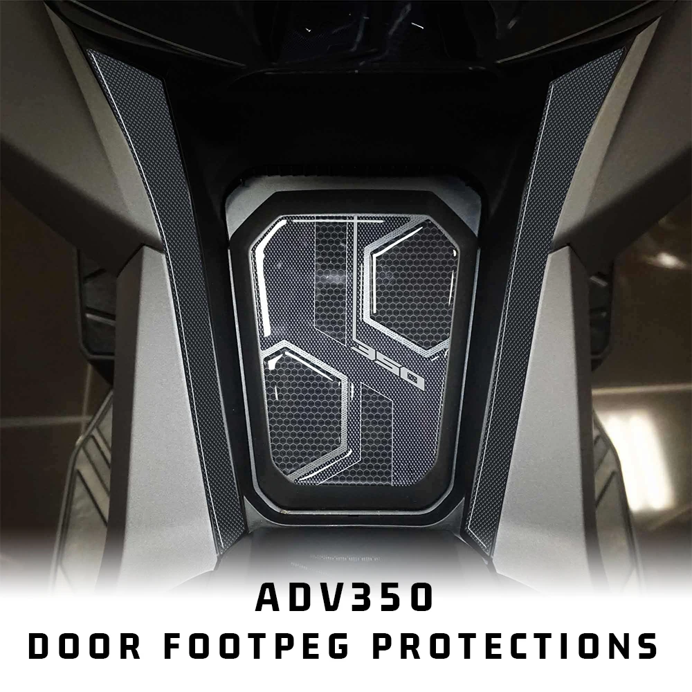 Resin Bike 3D Motorcycle Sticker For Honda ADV 350 2023-2022 - Protective Side Tunnel Decals, Scratch Resistant, All Colors