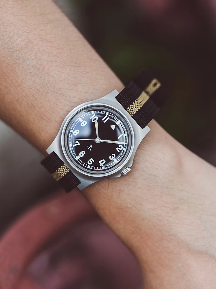 RDUNAE RA01 Retro Military Watch Quartz Movement 316L Stainless Steel K1 Mineral Glass Japan Super Luminous Sport Men Watch 6