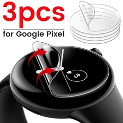 Premium Hydrogel Film Screen Protector for Pixel Watch Series - High-Quality Protective Cover (3pcs)