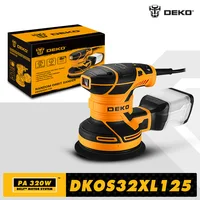 DEKO DKOS32XL125 320W Speed 14000pm Random Orbit Sander   Carpenter Strong Dust Collection Polisher Home DIY 1