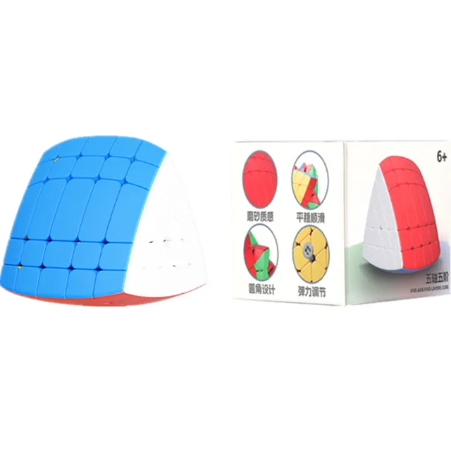 Shengshou Five Axis 2 3 4 5 layers Cube 3x3 Magic Speed Cube Stickerless Professional Pentahedron Cubo Magico Puzzle Toys 5