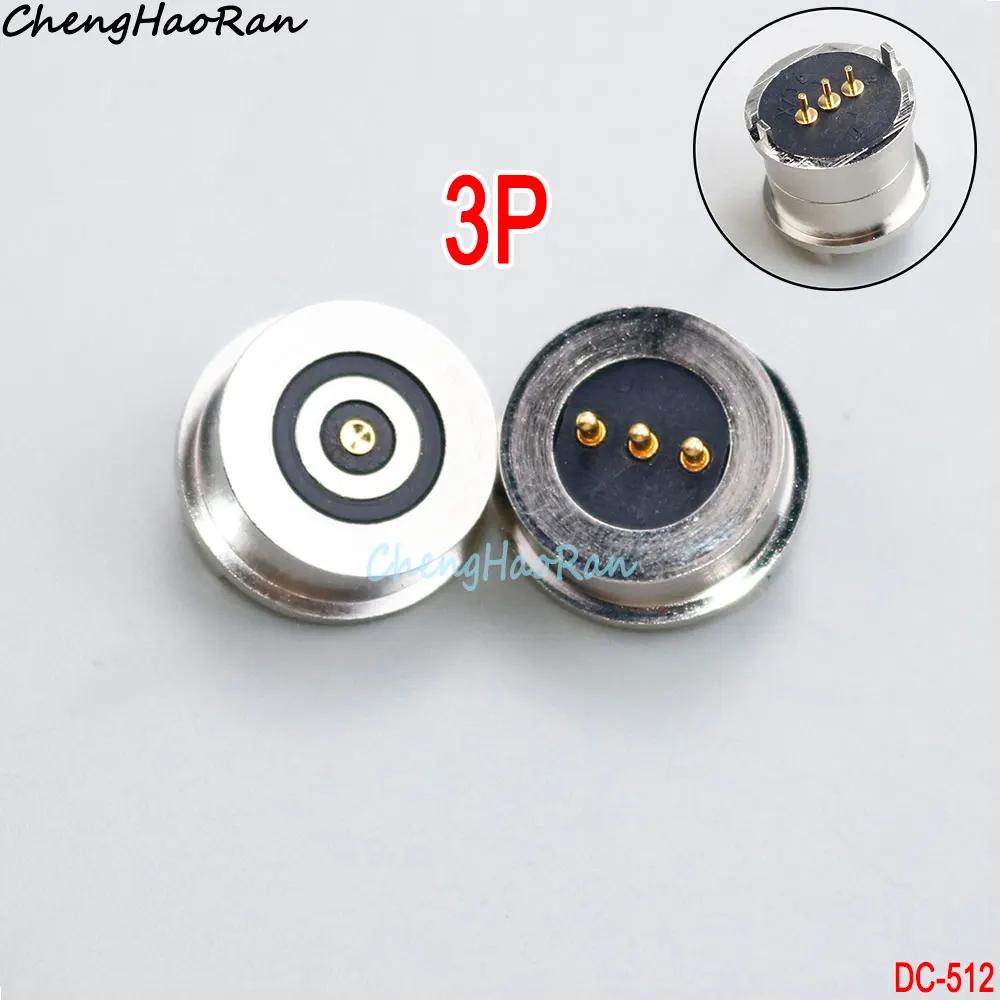 광 전원 충전 포고 핀 마그네틱 커넥터, 1 쌍 용수철 슬롯, 1 2 3 4 5 라운드 8mm 10mm 암수 2A 10A