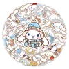 10/30/50PCS Funny Cinnamoroll Stickers Cartoon Cute Kids Toy Decals PVC DIY Luggage Stationary Wall Car Travel Sticker Wholesale 4