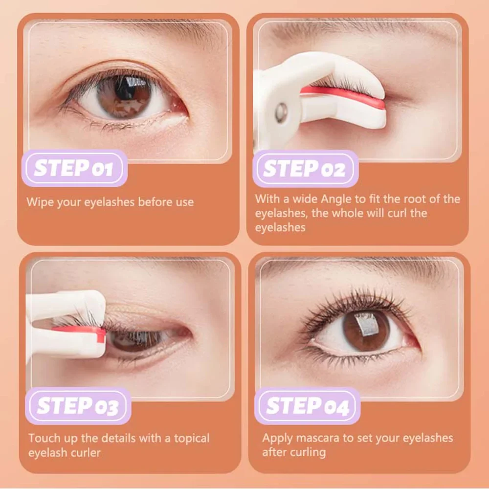 Eyelash Curler Professional Makeup Tools Eyelash Curler Beauty Handy Durable Lash Curler Shaping Portable Not Hurting Eyelashes