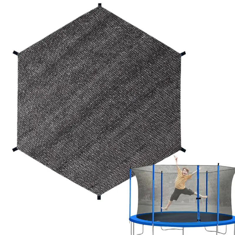 6-14FT Trampoline Sunshade Tent Cover Trampoline Shade Cover Protection Compatible with 6-bar and 8-bar models trampoline protective cover