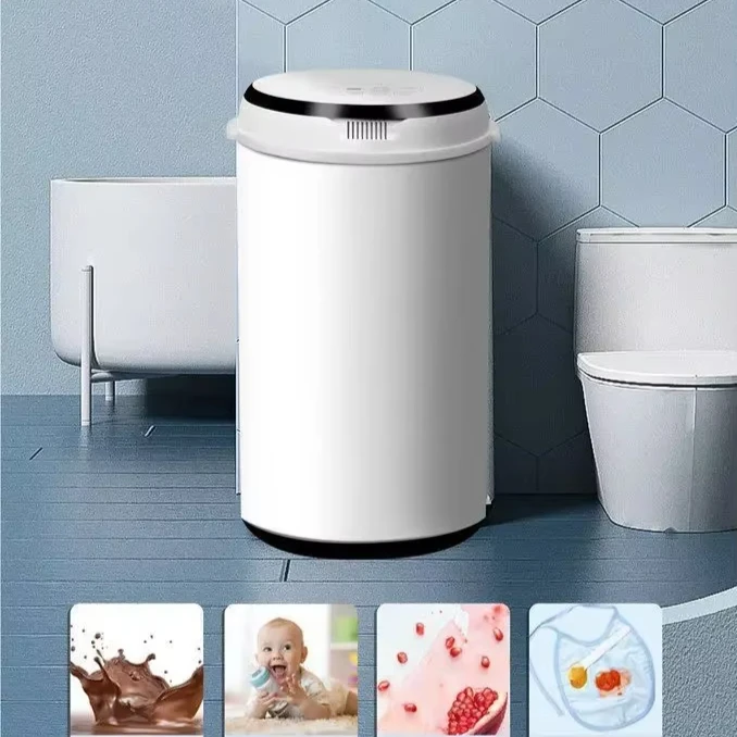Small Mini Fully Automatic Washing Machine - For Children & Babies, with Drying and Washing Functions 2