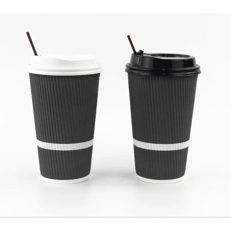 Custom  Espresso Coffee Hot Drink Paper Cup Biodegradable Coffee Cup 16oz For Coffee Shop Takeaway Packaging Use With Lid competitive price cold hot drink water dispenser with reverse osmosis systems