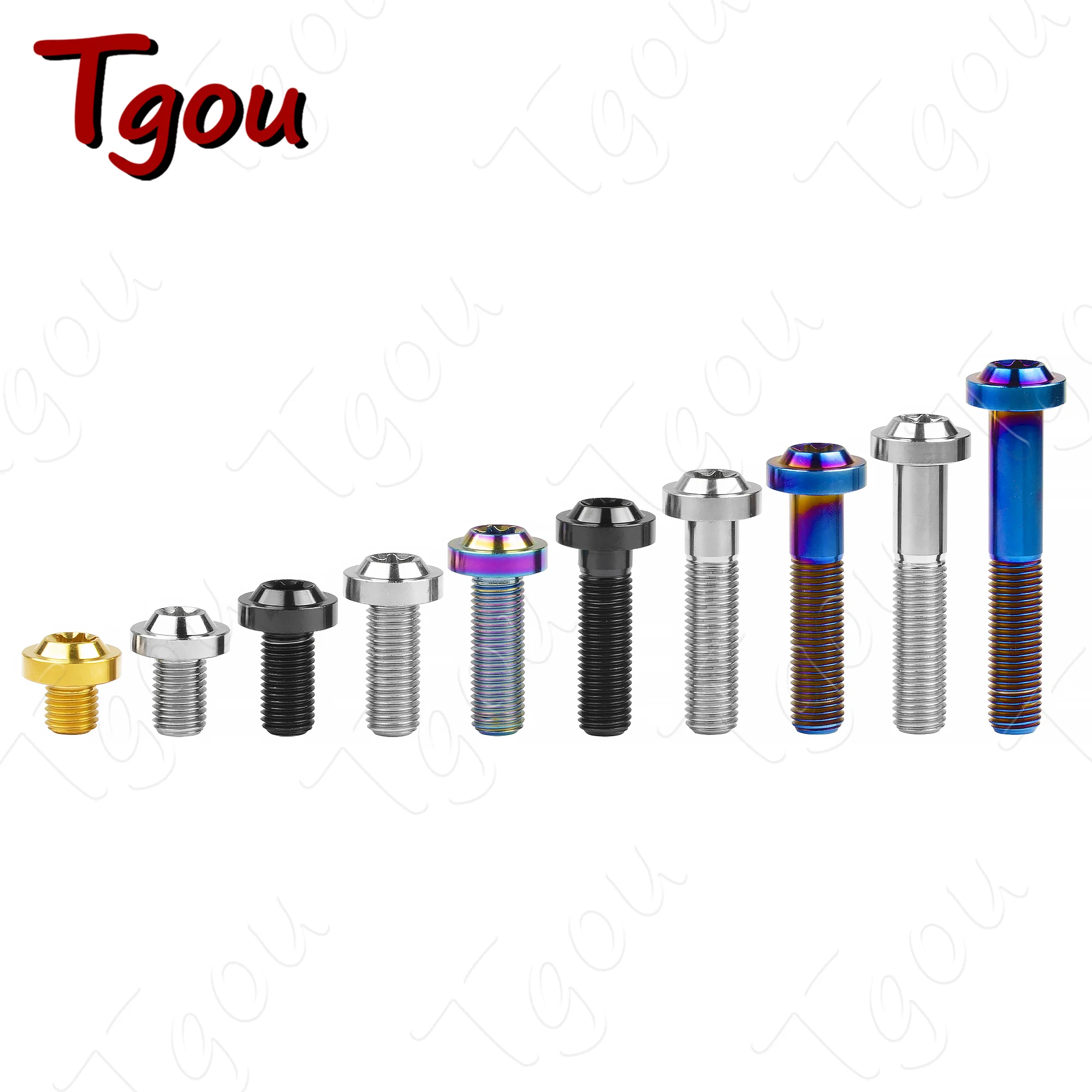 Premium Titanium Bolt with Plummer Head and Torx T45 for Motorcycle and Car Applications