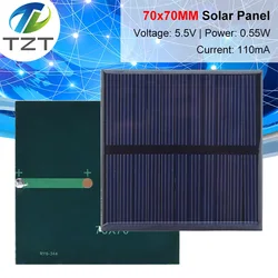 Compact High - Efficiency Polycrystalline Solar Panel for DIY Charging Projects (1PCS)