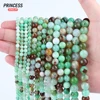 Natural Australia Chrysoprase Loose Beads for Jewelry Making Bracelets Necklace Earrings DIY Accessories Wholesale 4 6 8 10mm 4