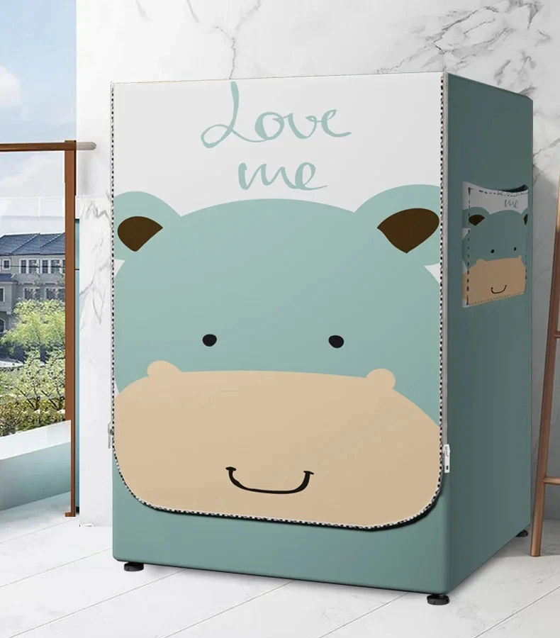 Description Picture 3 of itemWashing Machine Cover External Dust Dryer Passport Power Cabinet Protective Underwear Universal Waterproof Blanket Cape Case