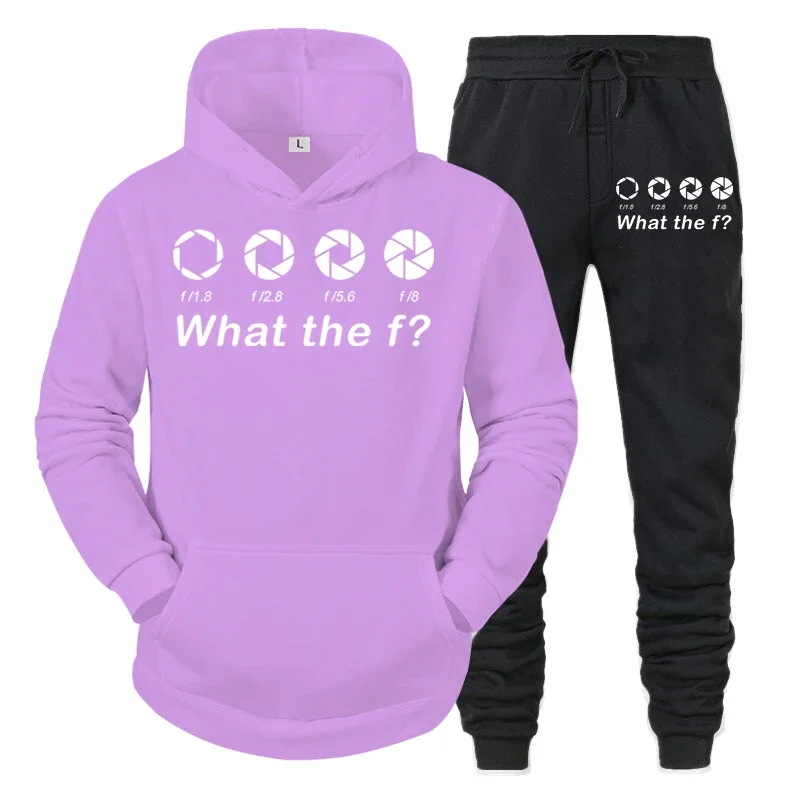 thumbnail image 1 of Conjunto de 2 piezas de sudadera y pantalones básicos y divertidos para fotógrafos para hombres 2024, ropa deportiva a juego para viajes con cámaras DSLR para amantes de los hombres, 1 of 5