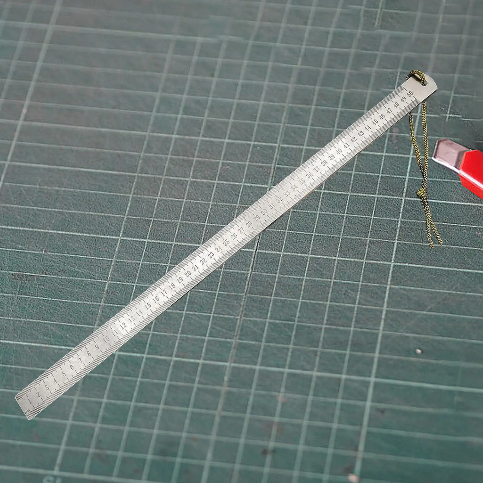 Stainless Steel Ruler Metal Measuring Tool Rust Resistant Easy Measurements