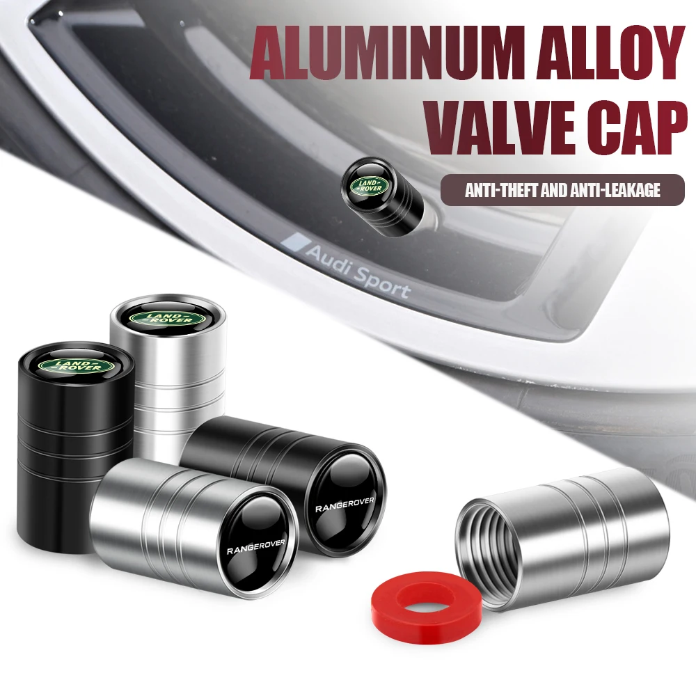 4pcs Car 3d Metal Wheel Tire Valve Dust Caps Cover Car Styling For Land Rover Range Rover