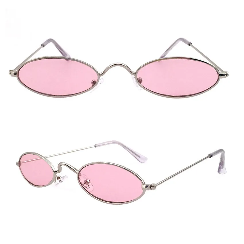 

FOENIXSONG Women's Fashion Sunglasses for Women Men Small Lenses Narrow Style Vintage Men's Glasses Eyewear Gafas De Sol
