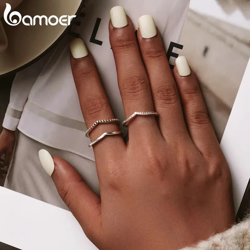 925 Sterling Silver Water Droplet Clear CZ Finger Rings for Women Wedding Engagement Jewelry Girlfriend Gift PA7649
