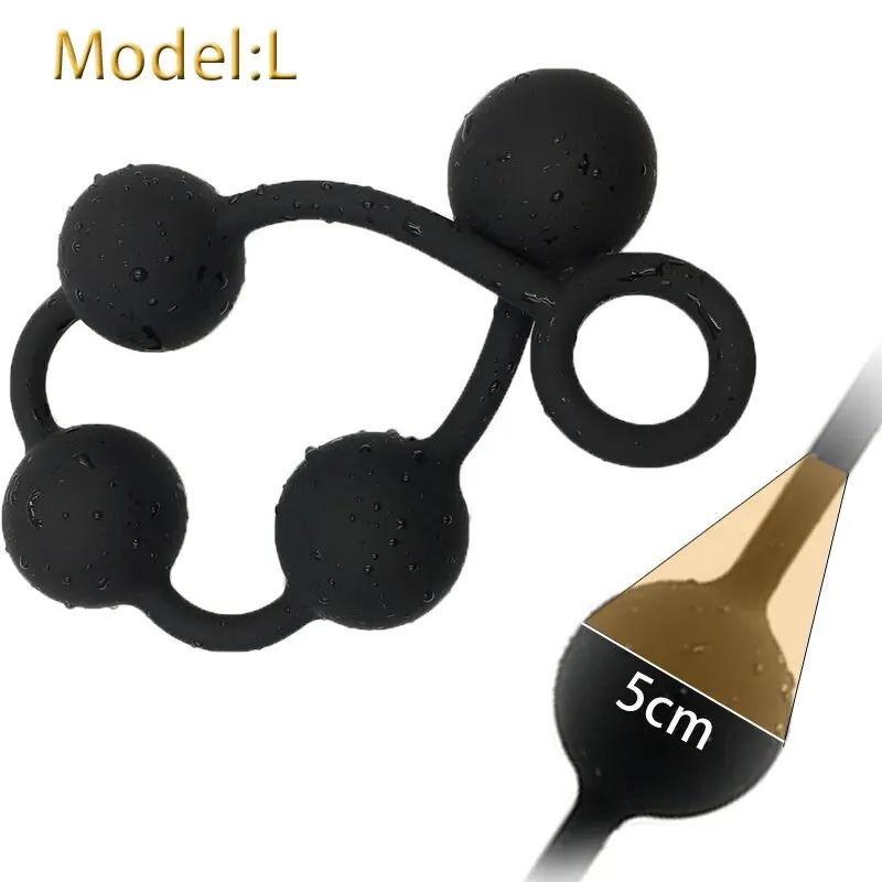 Anal Beads Sex Toys for Women Men Gay Buttplug Beads Long Butt Vagina Clit Pull Ring Ball Anal Stimulator Accessories