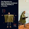 Emergency Water Proof Raincoat Aluminum Film Disposable Poncho Cold Insulation Rainwear Blankets Survival Tool Camping Equipment 4
