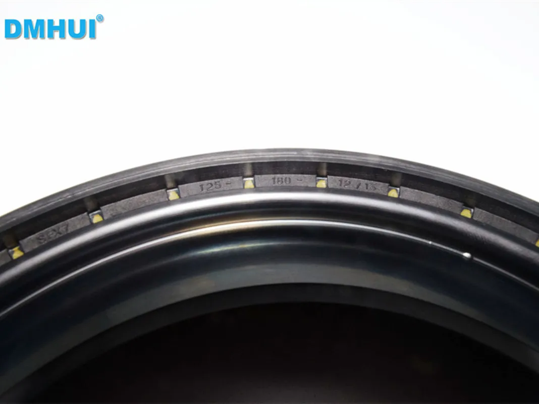 Engine Transmission Seal TS 16949 Concrete Mixer Oil Seals 125*180*12/15 NBR Rubber ISO 9001:2008 Supplied by DMHUI Seal Factory