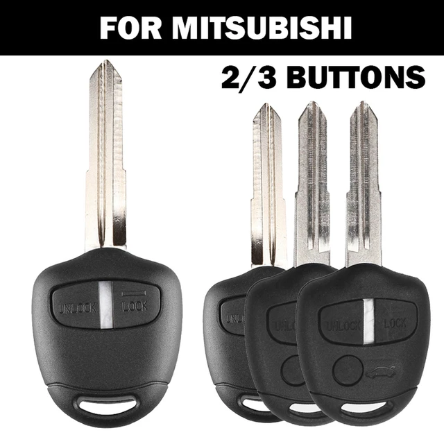2/3 Button Car Remote Key Shell Case For Mitsubishi L200 Montero Lancer EX  Evolution Grandis