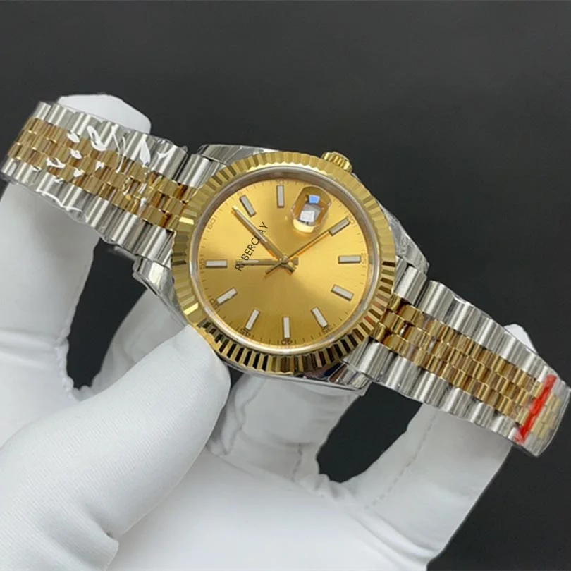 

36mm/41mm Men's Watch Calendar Window Luxury Automatic Mechanical Stainless Steel Waterproof 904L Watch Reloj Hombre