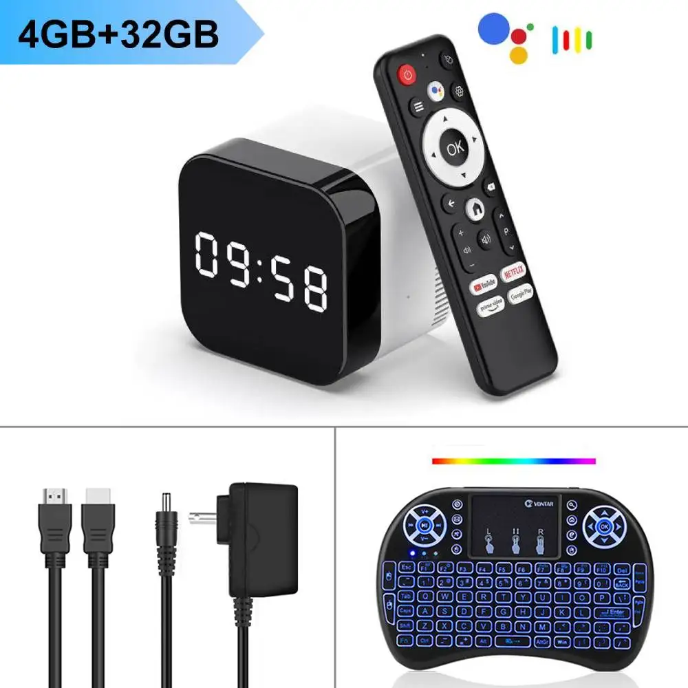 مشغل الوسائط أندرويد 14.0 H96 MAX TV Box أندرويد 1...