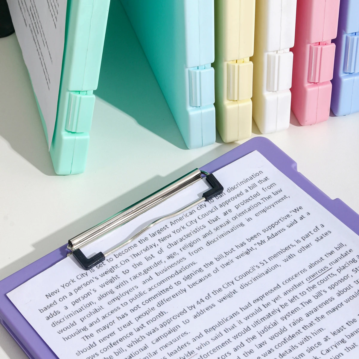 File Box Writing Pad Two-In-One A4 File Storage Box Multi-Functional Board Clip Test Paper Storage and Organization Artifact,writing clipboard