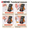 ANENG Q1 Digital Multimeter 9999 Analog Tester True RMS Professional Multimetro DIY Transistor Capacitor NCV Testers Lcr Meter 3