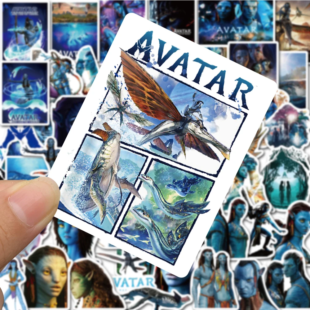 Disney Cartoon Anime Movie Avatar 2:The Way of Water Stickers, teléfono, portátil, equipaje, monopatín, Cool Graffiti Sticker, 10, 30, 50 piezas