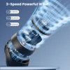 Gaiatop Air Circulator Fan, Portable Desk Fan Table Fan Dorm Fan, 5-Inch Small Fan 3 Speed with 360° Adjustable Tilt 5