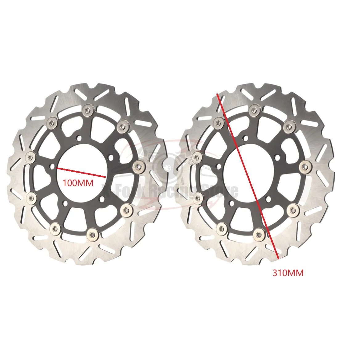 EBC MD3090XC 03-06 Suzuki GSX 600 Katana Front Left/Right Contour Profile Rotor main image 1