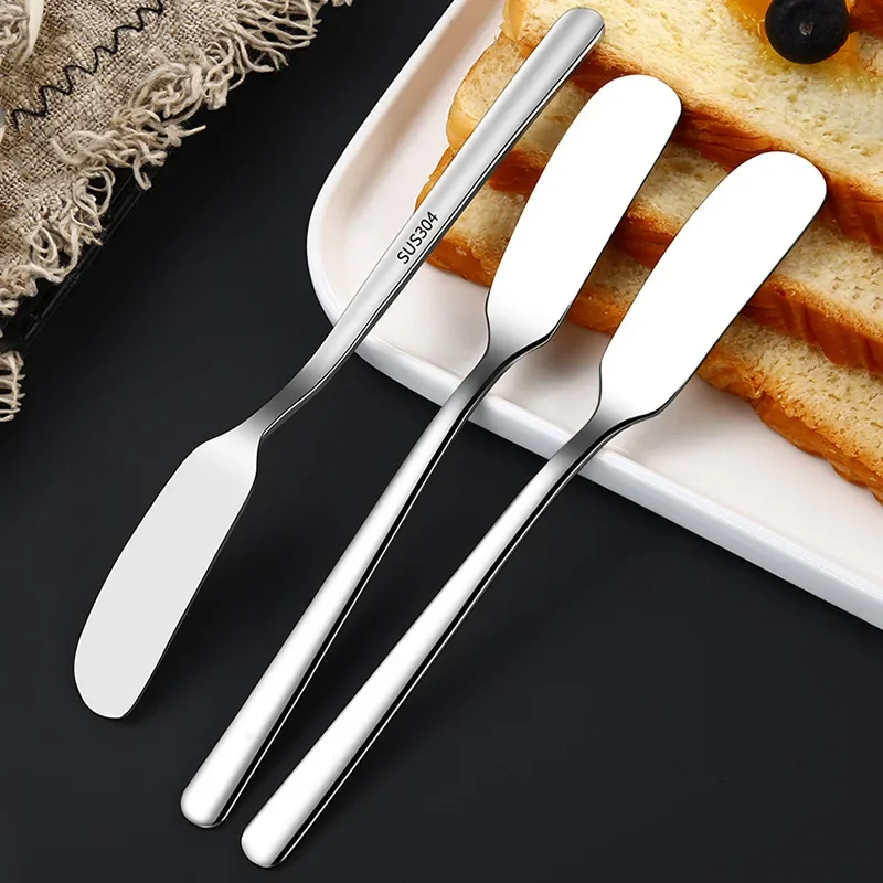 Multipurpose Stainless Steel Butter Knife Cheese Dessert Jam Knives Cream Bread Cutter Kitchen Tools 1PCS kitchen knife cheese butter knife bread spreader