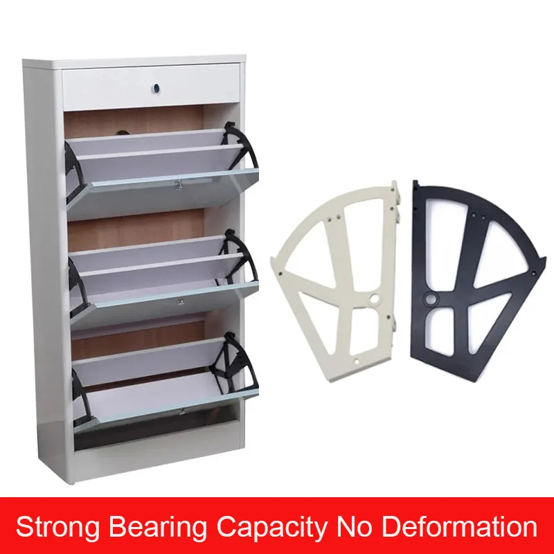 Cerniere Per Scarpiera A Ribalta - Set Da 4 Pezzi, ABS, 26x20cm - Foto 2