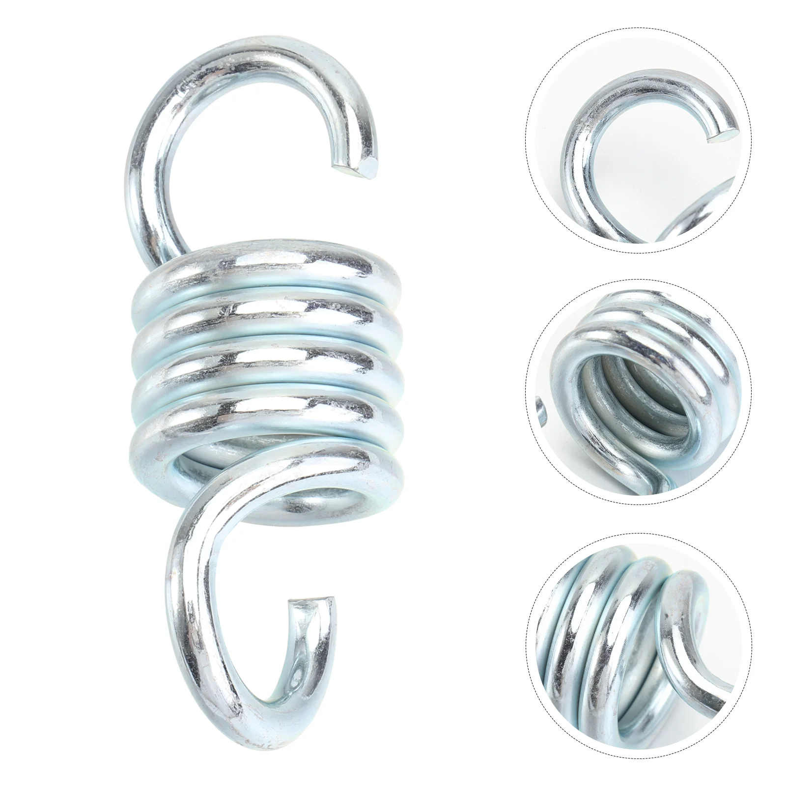 

2/4pcs Clothes Rack Chair Hanging Porch Swing Spring Heavy Duty Stainless Steel Clothes Rack Swing Dual Swivel Hooks 6.7mm 7mm