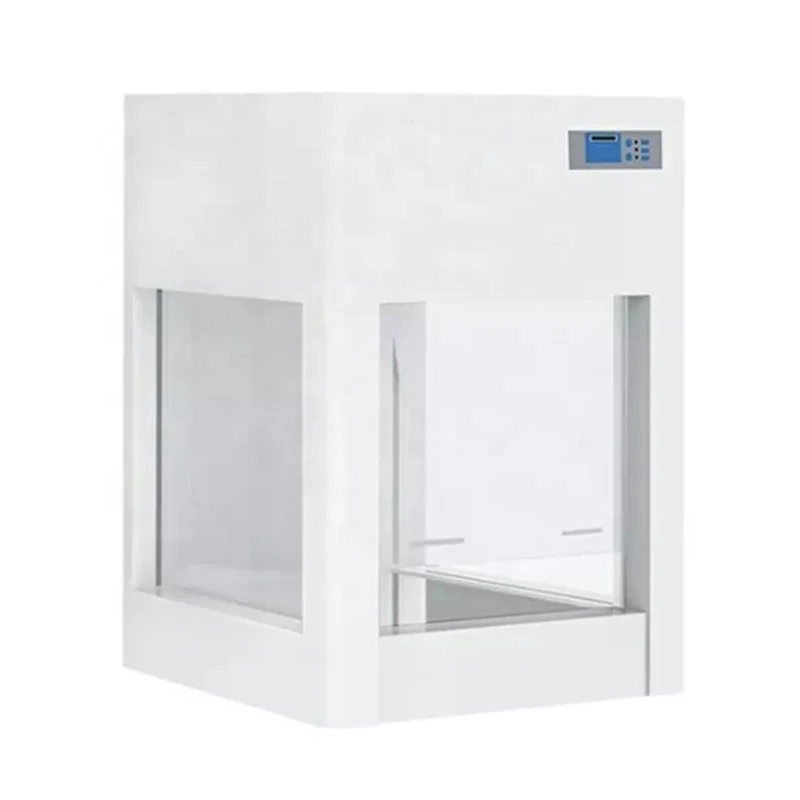 China Laboratory Biological Mini Desktop Table Top Laminar Flow Hood Clean Bench Biosafety Cabinet vd650 ultra clean workbench double person single face desktop purification vertical horizontal