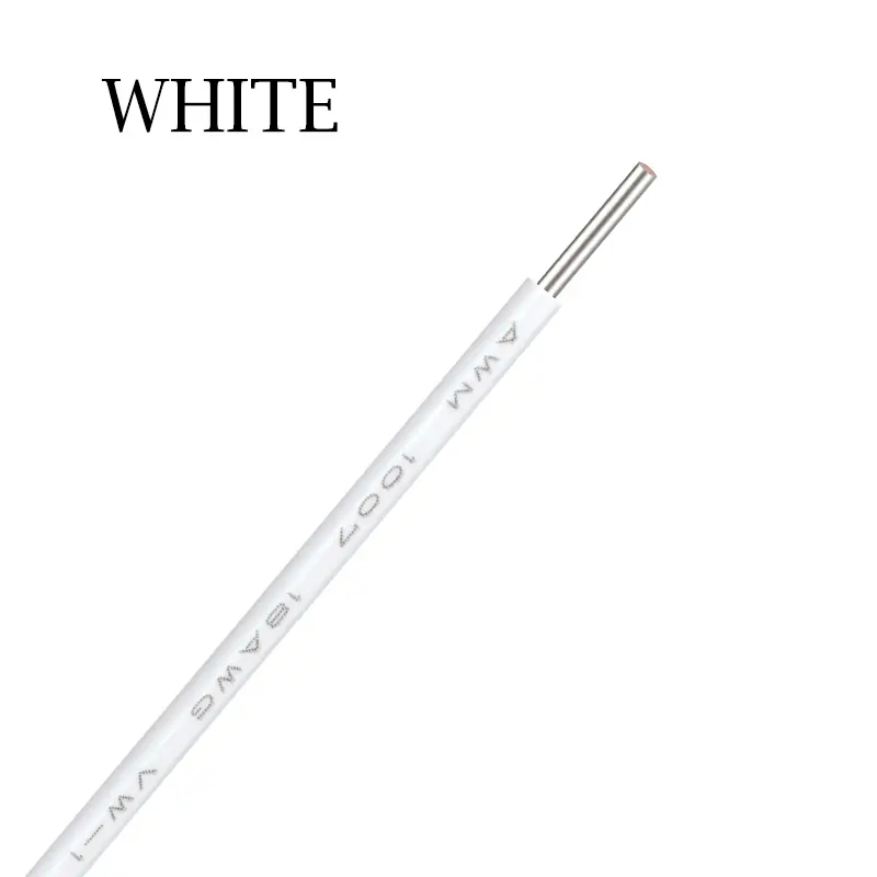 2~50m  1007 Tinned Copper LED Cable 26 24 22 20 18 16 14 AWG Solid Line PVC Insulation Tinned Plating Single Core Wire Line - Image 10