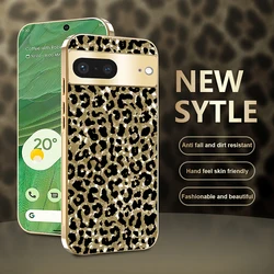 Leopard Print High Quality Phone Case with Drop Protection - Google Pixel 10 Pro XL (Gold)