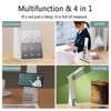 Led Desk Lamp With Alarm Clock 3 Color Temperature Stepless Dimming USB Charging Night Light Eye-Protection Reading Table Lamps 4