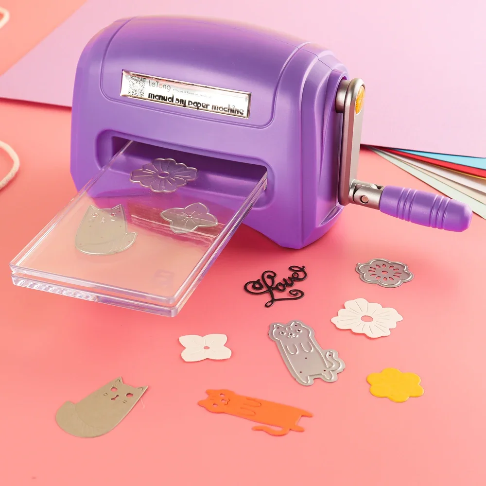 Paper Cutter Craft Cutting Tools Diy Die Cut Machine Die-Cut Machines Paper Cutting Embossing Machine DIY Handcraft Die Cutters for Crafts Dies Cutting Scrapbooking Paper Cutter