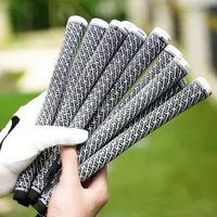 10PCS/13PCS Golf Cord Iron and Wood Grips Rubber Material Golf Grip Club Standard and Midsize Black Golf Grip Accessories 1