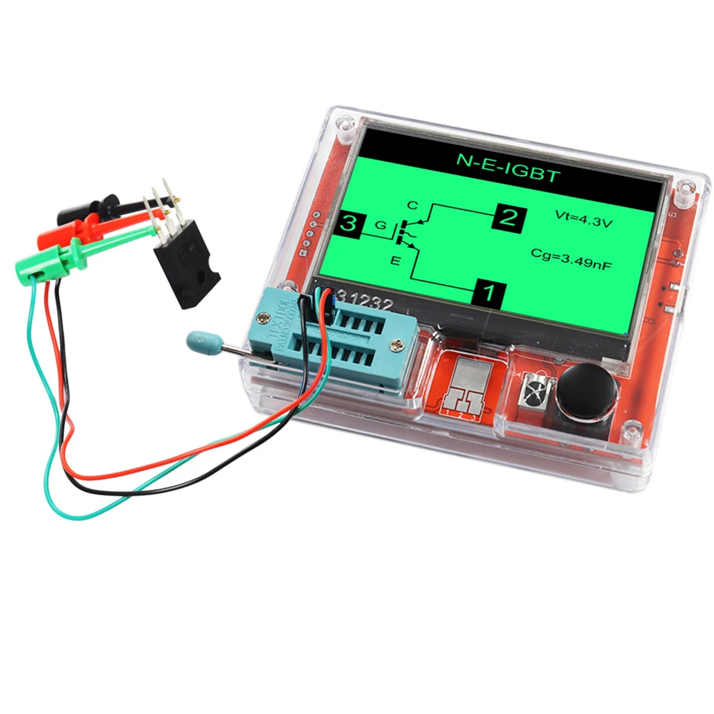 LCR-T10H TFT LCD Display Multi-meter Transistor Tester Diode Triode Capacitor Resistor Test Meter MOSFET NPN PNP Triac MOS digital multimeter multimeter tester transistor tester analog multimeter