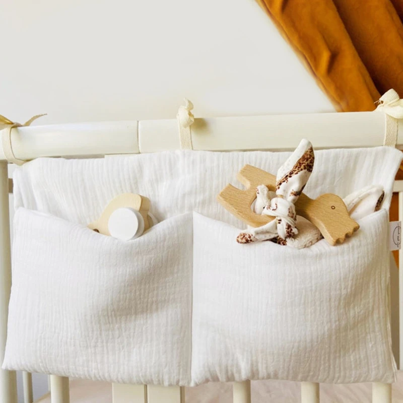 Baby Bedside Storage Bag Baby Crib Organizer Hanging Bag For Baby